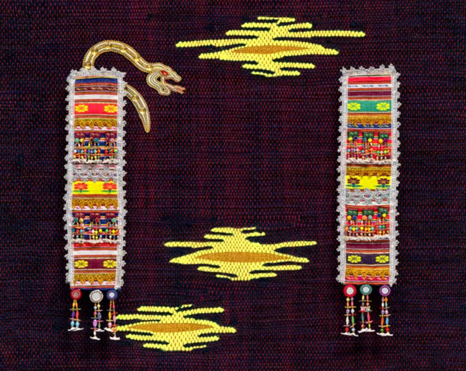 Kenia Almaraz Murillo, T’ika ( fleur en langue quechua), 2025 (détail). Courtesy of the artist