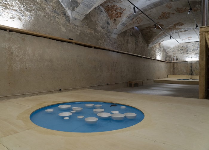 Céleste Boursier-Mougenot, Clinamen, espace A Cisterna, Citadelle de Corti