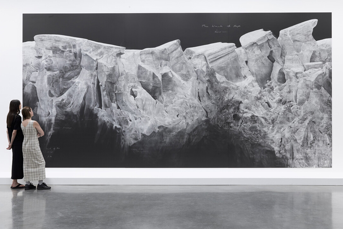 Tacita Dean, The Wreck of Hope, 2022. Chalk on blackboard. Installation view, Museum of Contemporary Art Australia, Sydney, 2023. Courtesy of the artist, Museum of Contemporary Art Australia, Frith Street Gallery, London and Marian Goodman Gallery, New York, Paris and Los Angeles. © the artist. Photo: Zan Wimberley