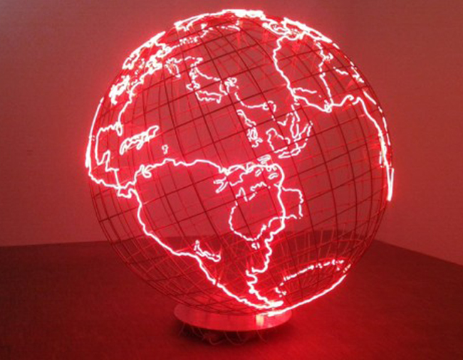 Mona Hatoum, Hot Spot III, 2009