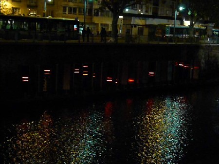 fLUX, Binary Waves, installation de LAb[au] près de la gare de Saint-Denis. Photos Marika Prévosto & Philippe Chevalier