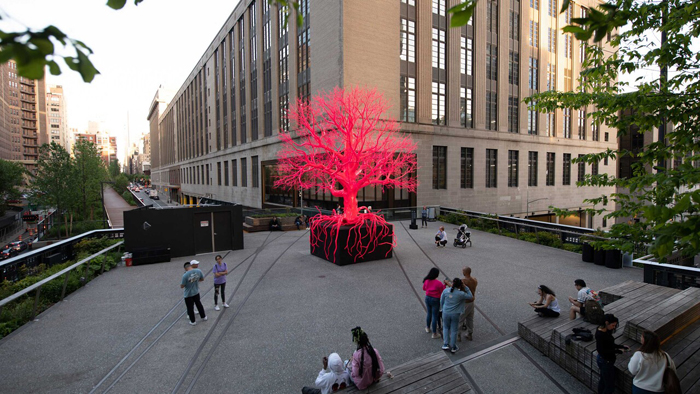 Pamela Rosenkranz, Old Tree, 2023. Photo: Timothy Schenck. 