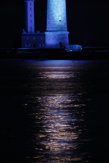 Yann Kersalé, Phare de l’Ile vierge, Archipel de Lilia, Nord-Finistère, 29 août 2011