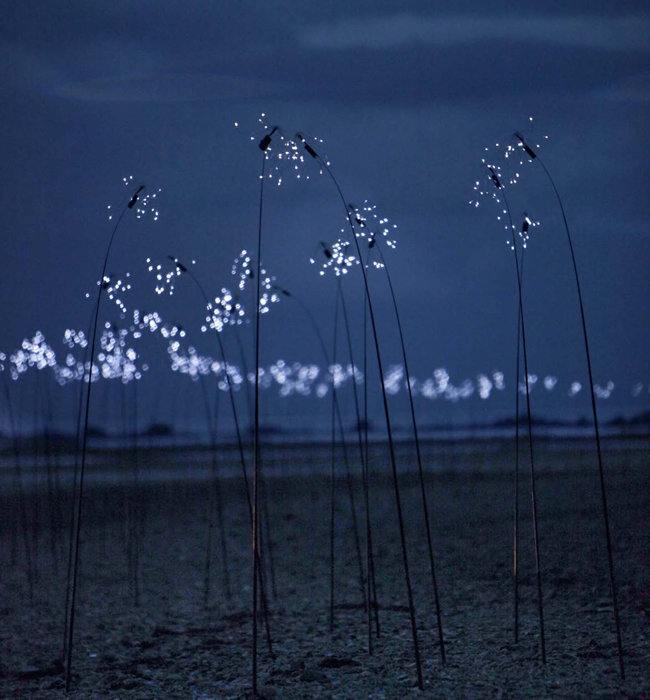 Yann Kersalé, Le sillon dans le miroir, Pleubian, Côtes d’Armor, 25 août 2011