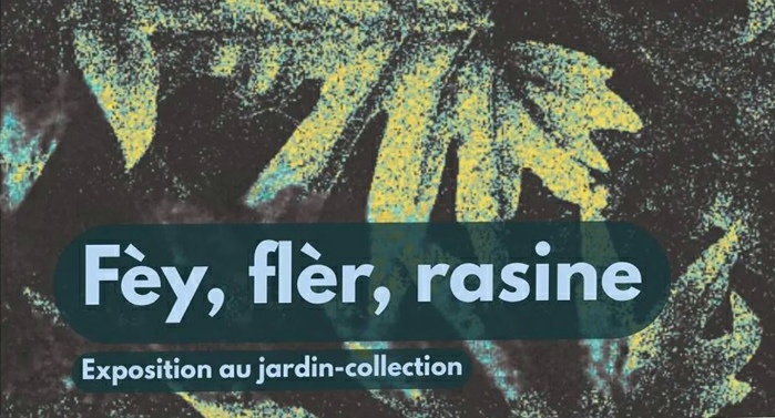 Fèy, Flèr, Rasine, exposition au jardin-collection du Frac de La Réunion